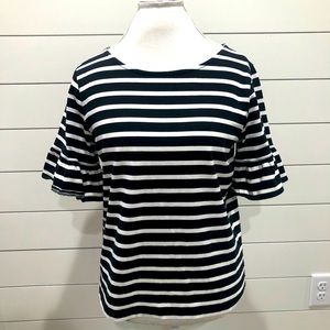 J Crew knit stripped top